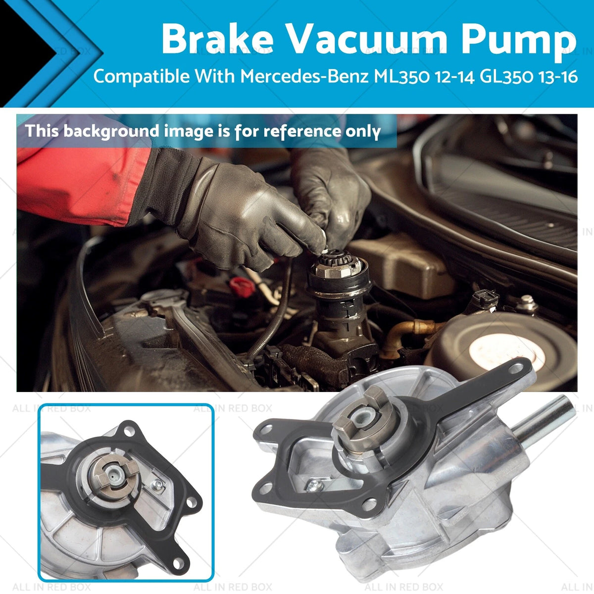 Brake Vacuum Pump 6422300765 for Mercedes-Benz ML350 GL350 (2012–2016)