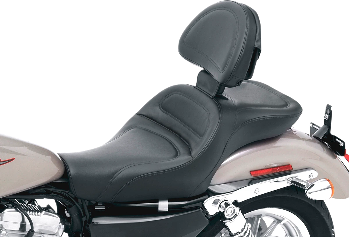 SADDLEMEN Explorer Seat with Backrest for Harley Davidson XL (2004–2020)