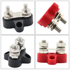 Battery Terminal Block for RV Boat with M6 M8 Metal Studs