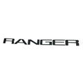 Matte Black Tailgate Letter ABS Inserts Inlay for 2024–2026 Ford Ranger