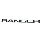 Matte Black Tailgate Letter ABS Inserts Inlay for 2024–2026 Ford Ranger