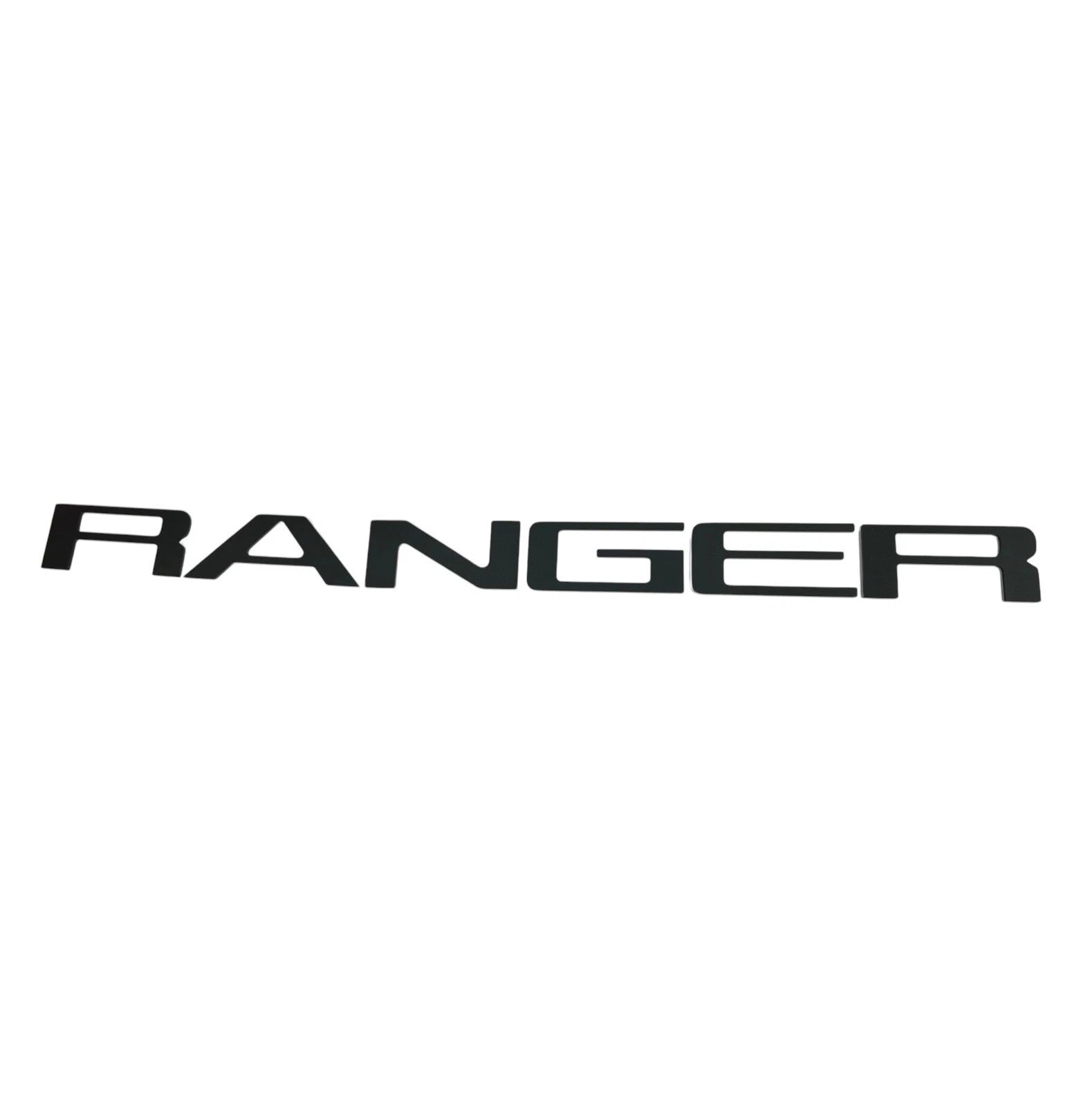 Matte Black Tailgate Letter ABS Inserts Inlay for 2024–2026 Ford Ranger