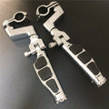 Front 25MM Foot Peg Clamps for Honda GoldWing GL Black Rubber