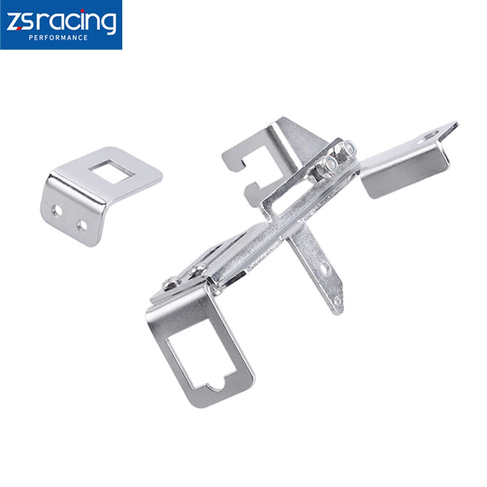 Chrome Kick Down Throttle Cable Bracket for SBC BBC (1960–2023)