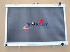 3 Row Aluminum Radiator & Shroud & Fans for Nissan Skyline S13 R32 (1989-1994)