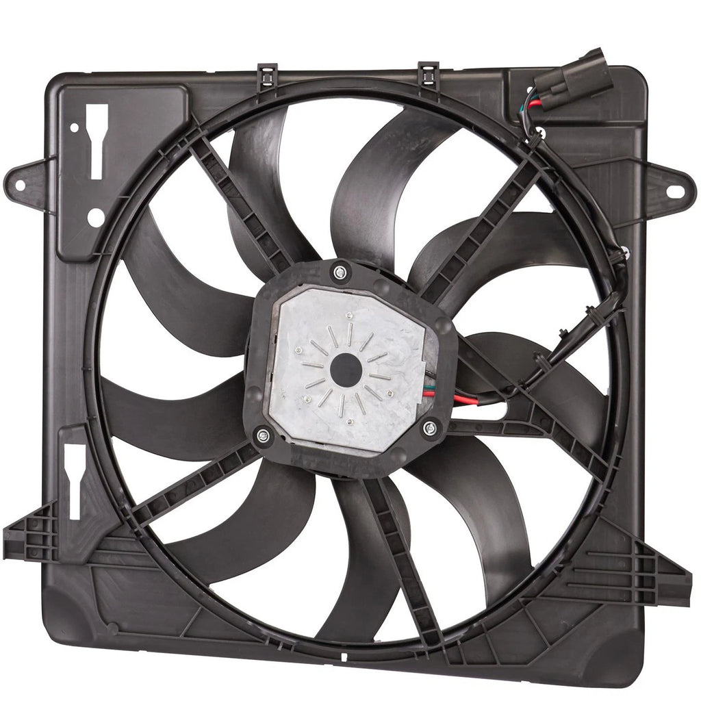 Replacement Plastic Radiator Condenser Fan Assembly with One Big Fan for