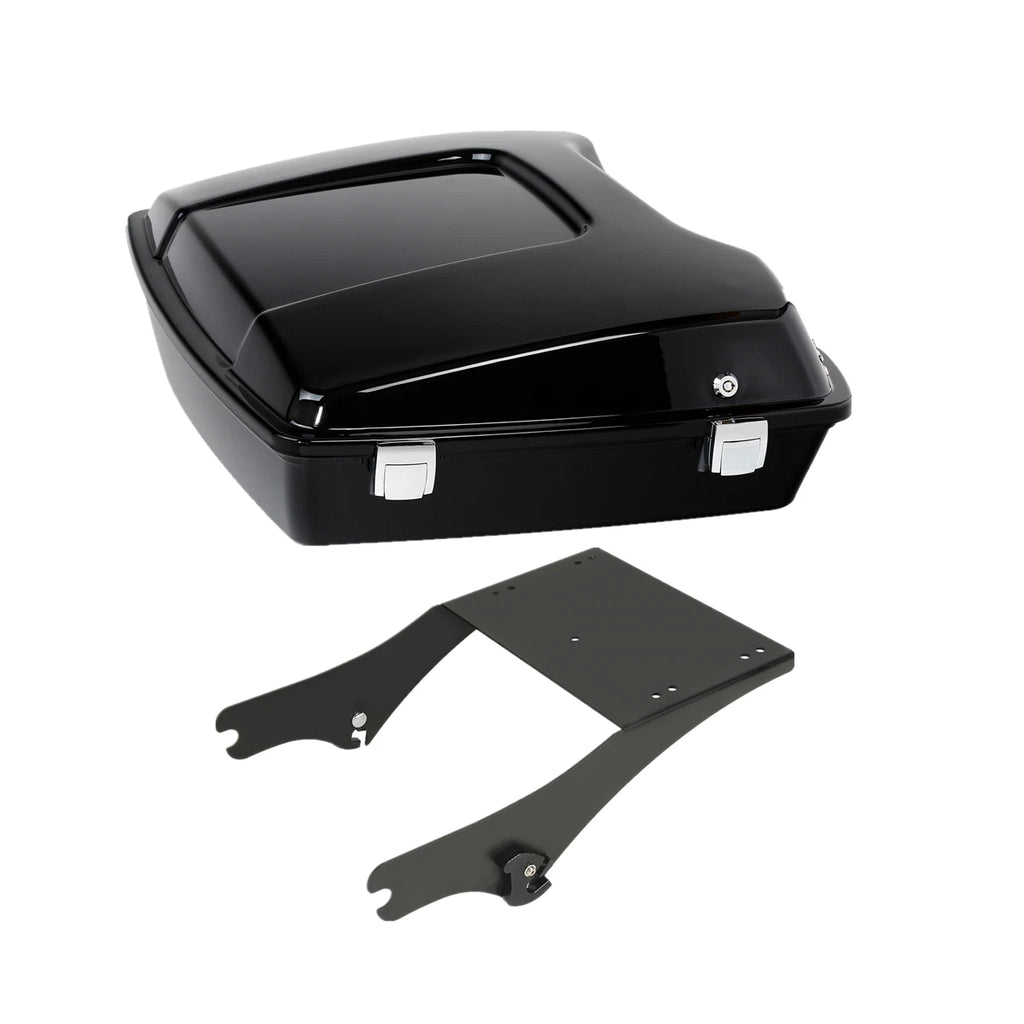 Razor Trunk & 2 Up Mount Rack for Harley Touring (1997–2008) Black