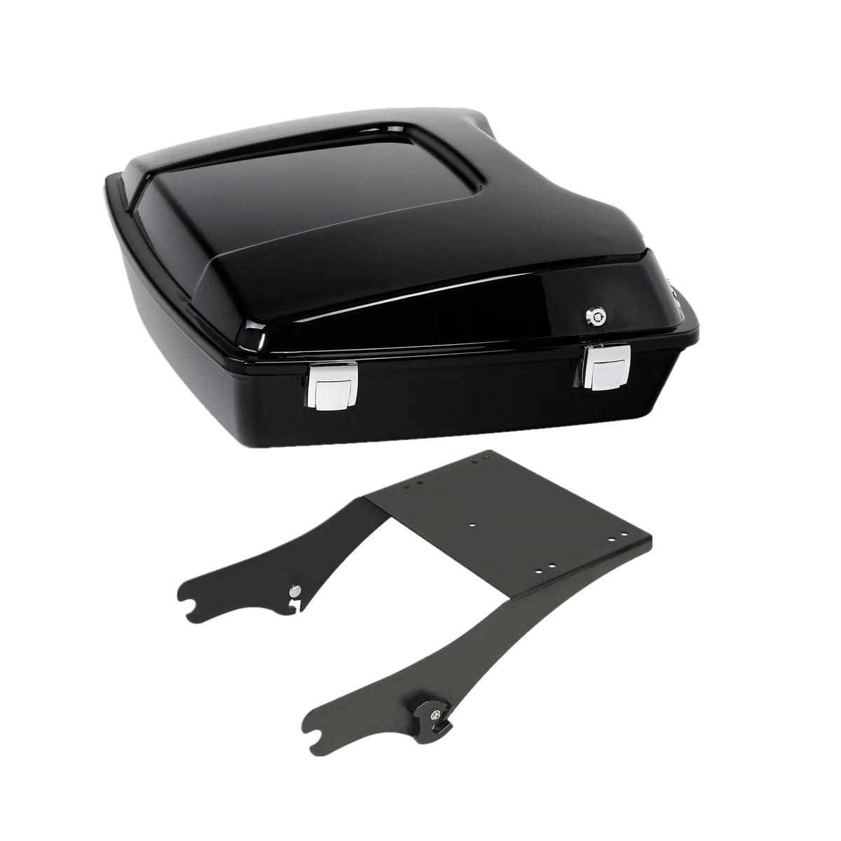 Razor Trunk & 2 Up Mount Rack for Harley Touring (1997–2008) Black