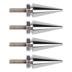 Set of 4 Spike Windshield Fairing Bolts in Silver for Touring Road Glide (2015–2025)