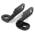 Black Fork Clamp Turn Signal Light Mounts for Harley Motorcycle