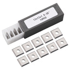 Carbide Insert Cutters 12x12mm Set of 4 for Woodworking Applications