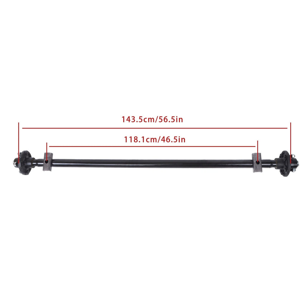 2000lbs Trailer Axle for 4 Lug Trailers (Year Range Not Specified)