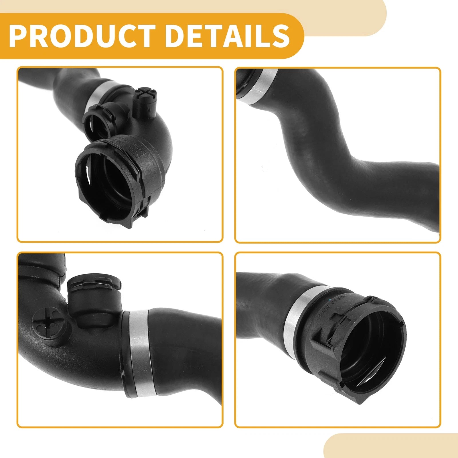 Radiator Hose for BMW 325i 325xi 330i 330Ci E46 (2001–2005) No. 11531436406 Rubber