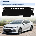 Dash Cover for Toyota Camry XV70 (2018–2023) Polyester Black