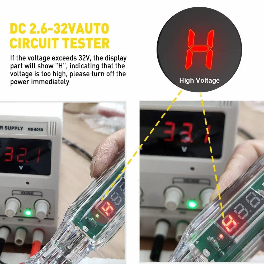 Digital Electric Circuit LCD Tester for Car Truck (6-24V)