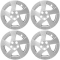 15' Push-on Silver Wheel Cover Hubcaps for 2010-2011 Toyota Prius