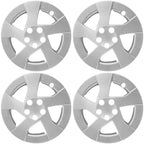 15' Push-on Silver Wheel Cover Hubcaps for 2010-2011 Toyota Prius