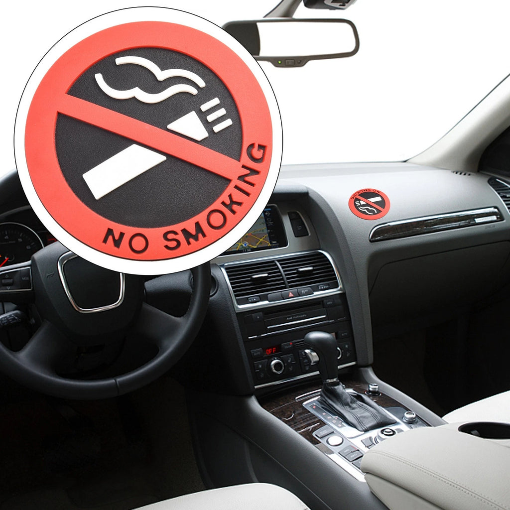 Interior Non-smoking Sticker for Universal Use (5cm x 5cm)