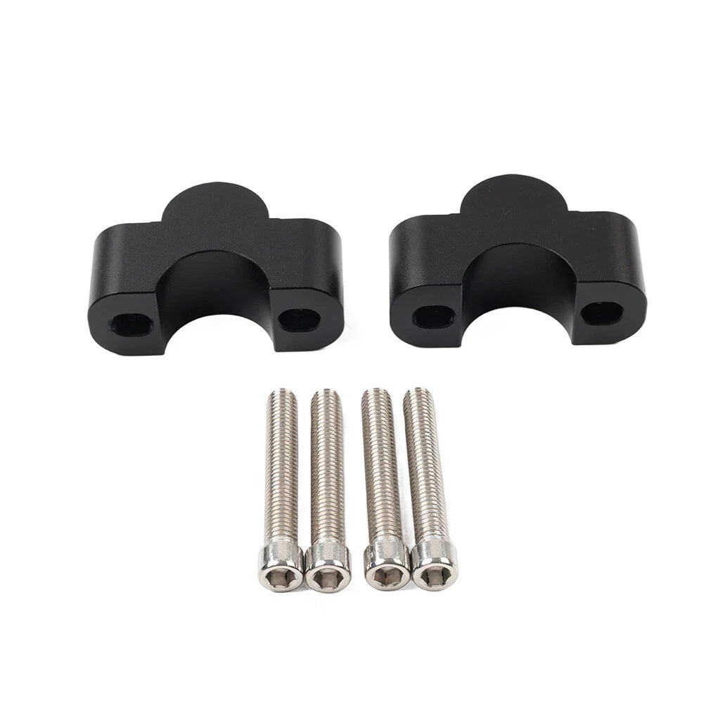 1 x Motorcycle Handlebar Risers Mount Clamp 1 1/8" for Honda Suzuki Kawasaki
