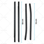 4X Outer Door Window Rubber Seals for Ford Ranger PX XLT (2012–2021)