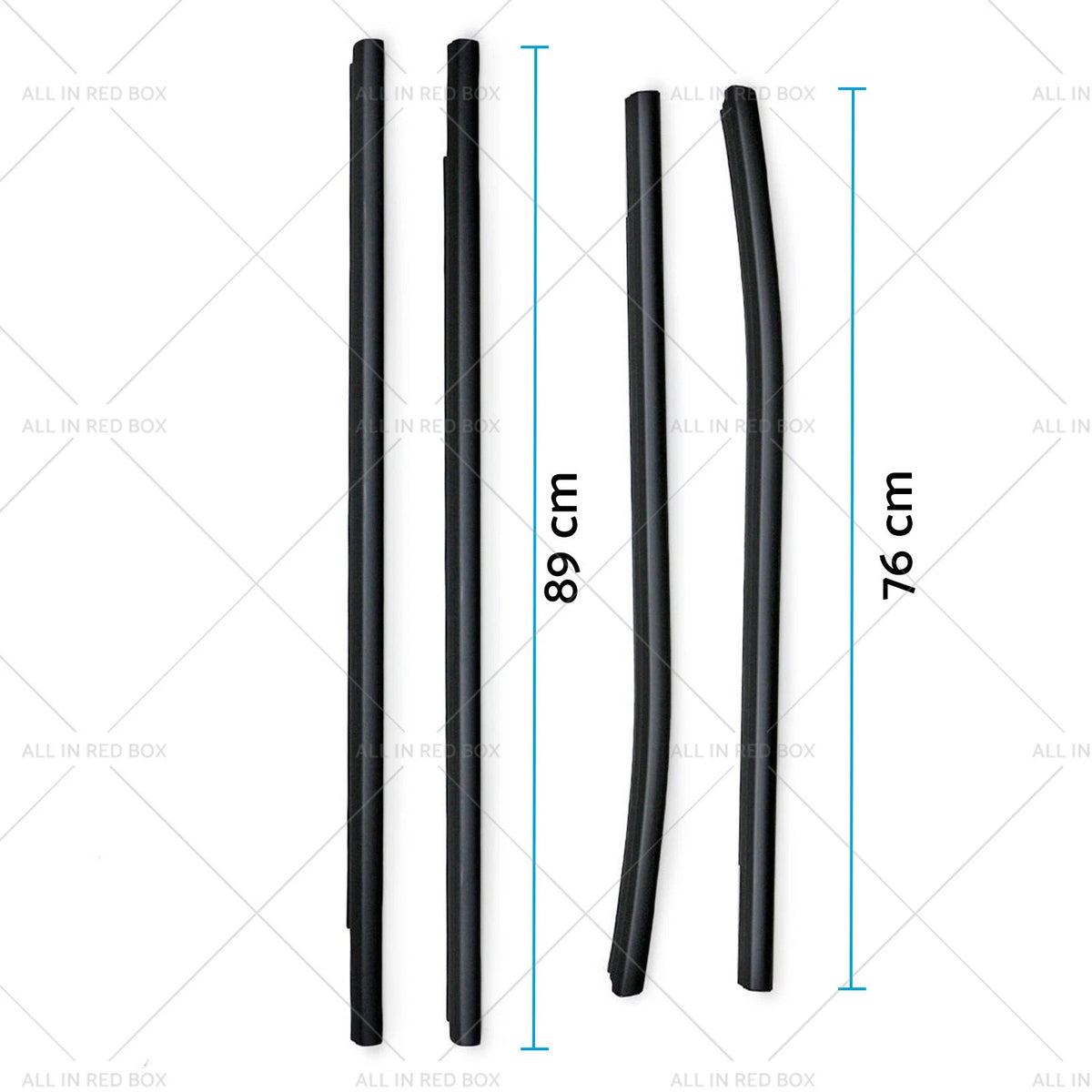 4X Outer Door Window Rubber Seals for Ford Ranger PX XLT (2012–2021)