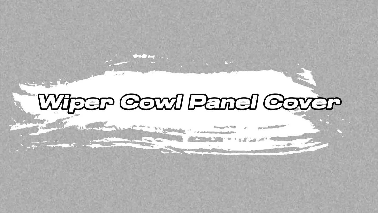 Windshield Wiper Cowl Panel Vent for Dodge Charger Magnum Chrysler 300 (2005–2010)