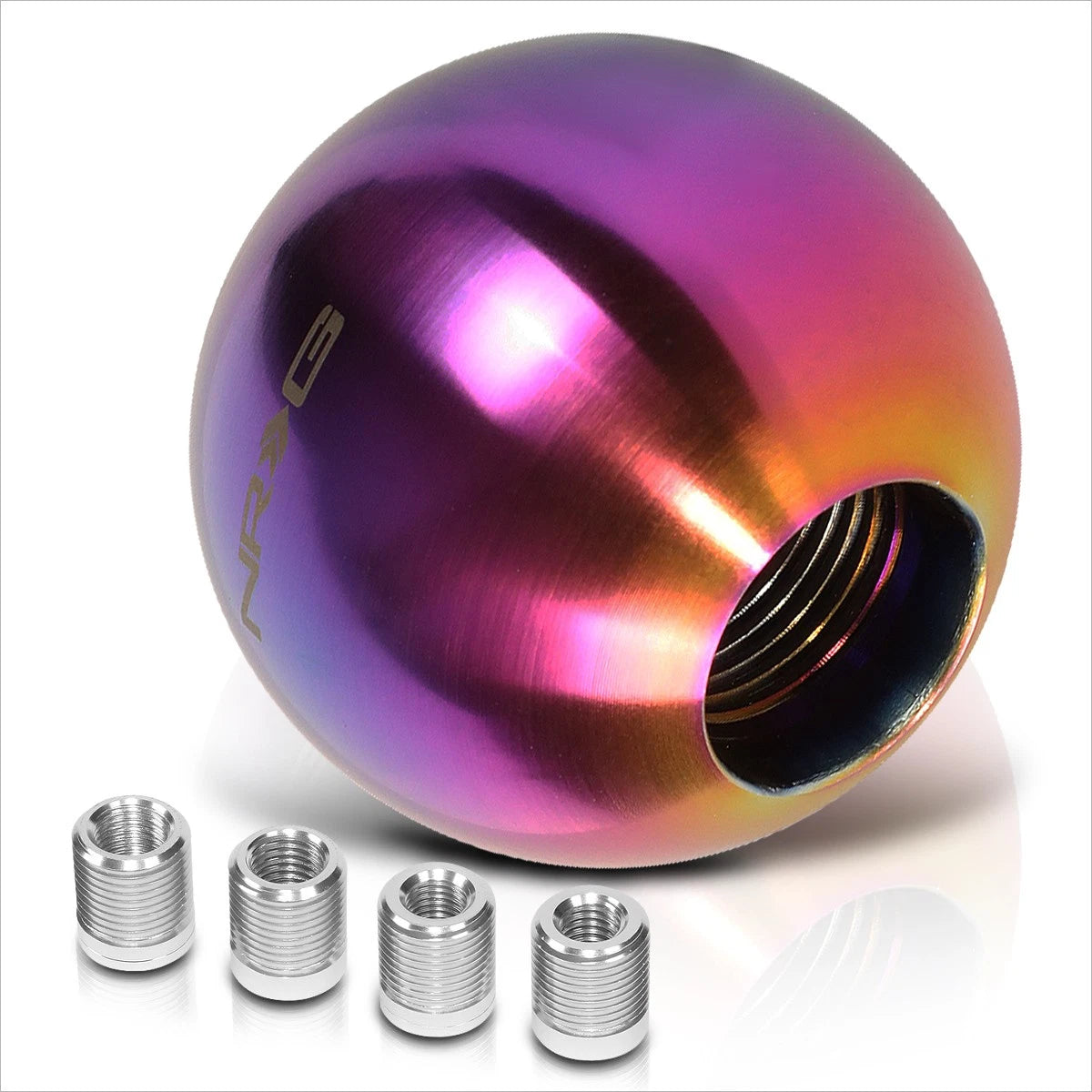 NRG SK-350MC Weighted Shift Knob for Universal Fit (43x45mm) Neo Chrome