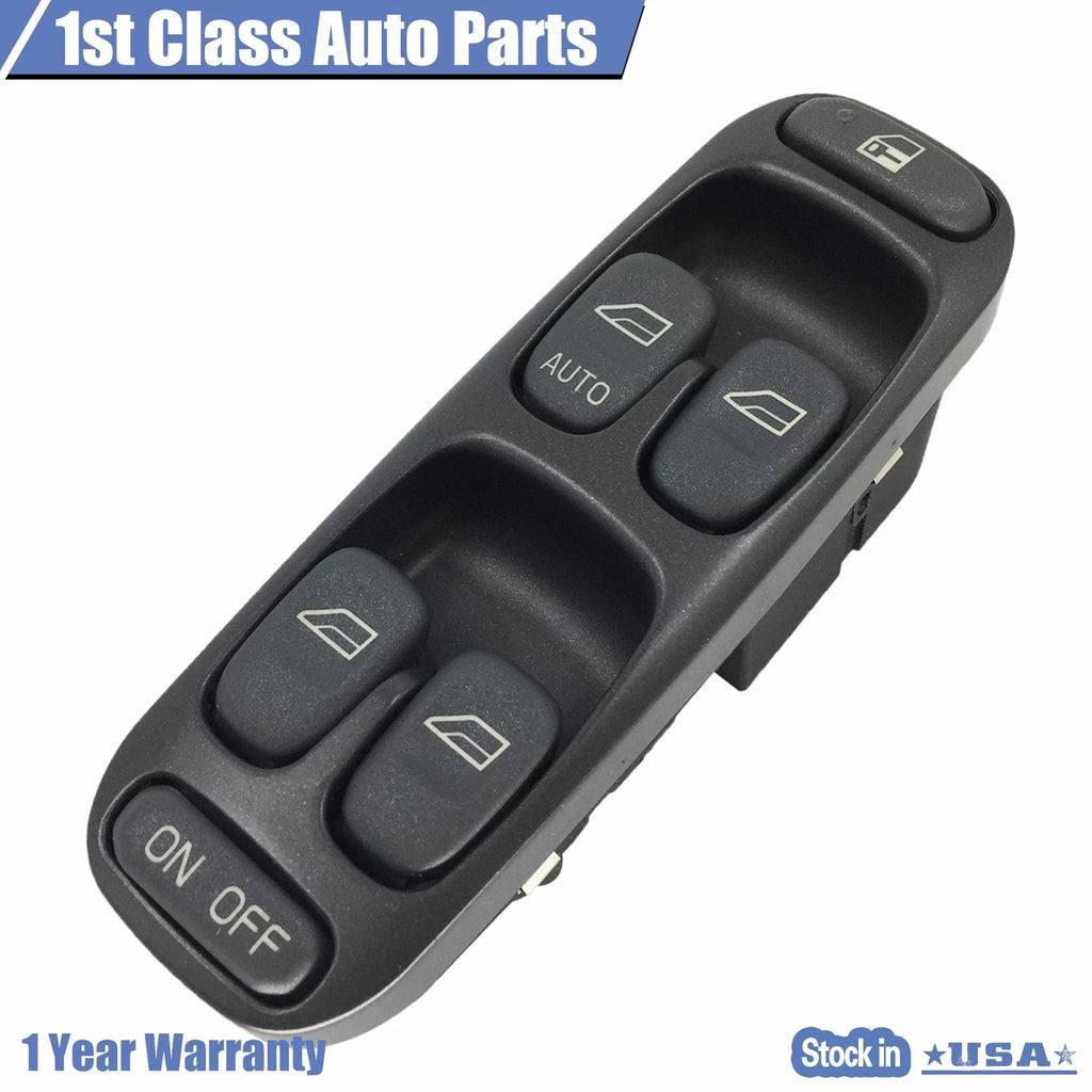 Left Master Power Window Switch for Volvo S70 V70 (1998-2000)