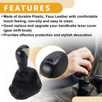 6 Speed Gear Shifter Knob & Cover for Mercedes-Benz C-Class (2001-2007)