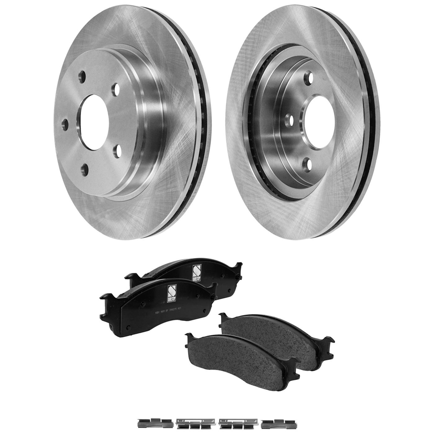 Brake Disc and Pad Kit for Dodge Ram 1500 (2007) Front Set