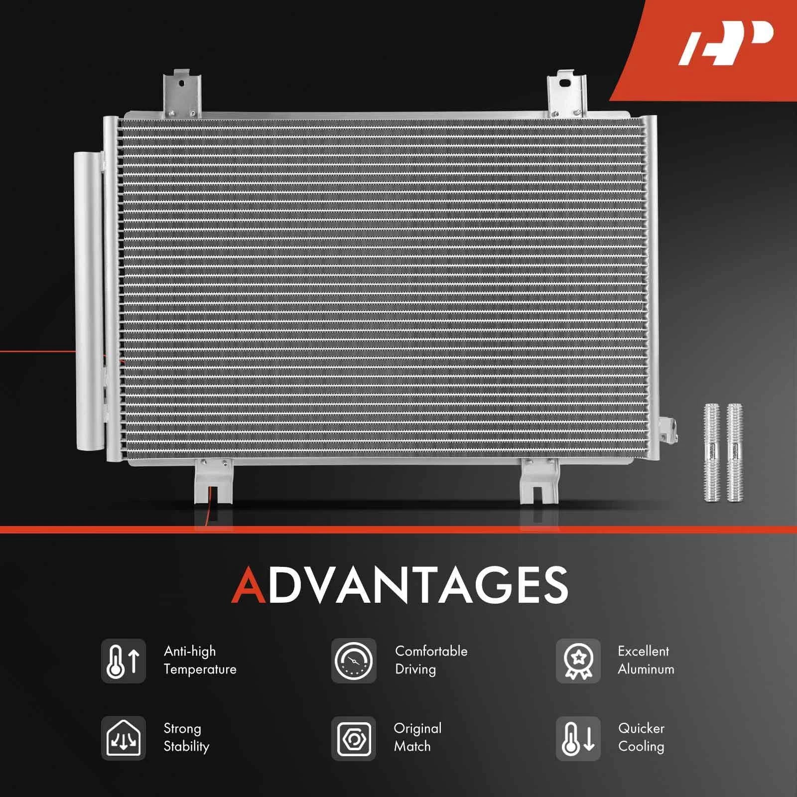 A/C Condenser with Receiver Drier & Bracket for Honda Accord (2023)