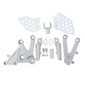 Silver Front Foot Pegs for Honda CBR600RR (2003-2006)