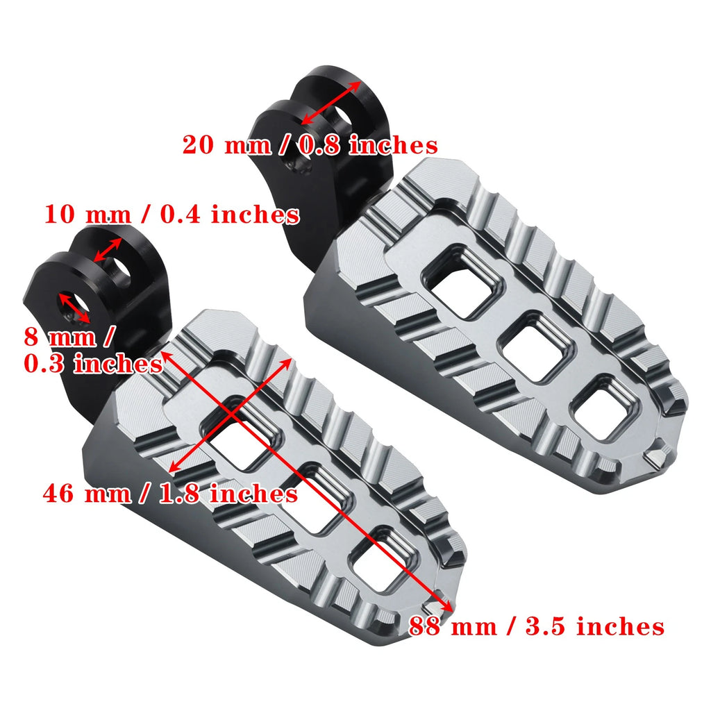 Front Footrests Foot Pegs for Scrambler 400X (2023–2026)