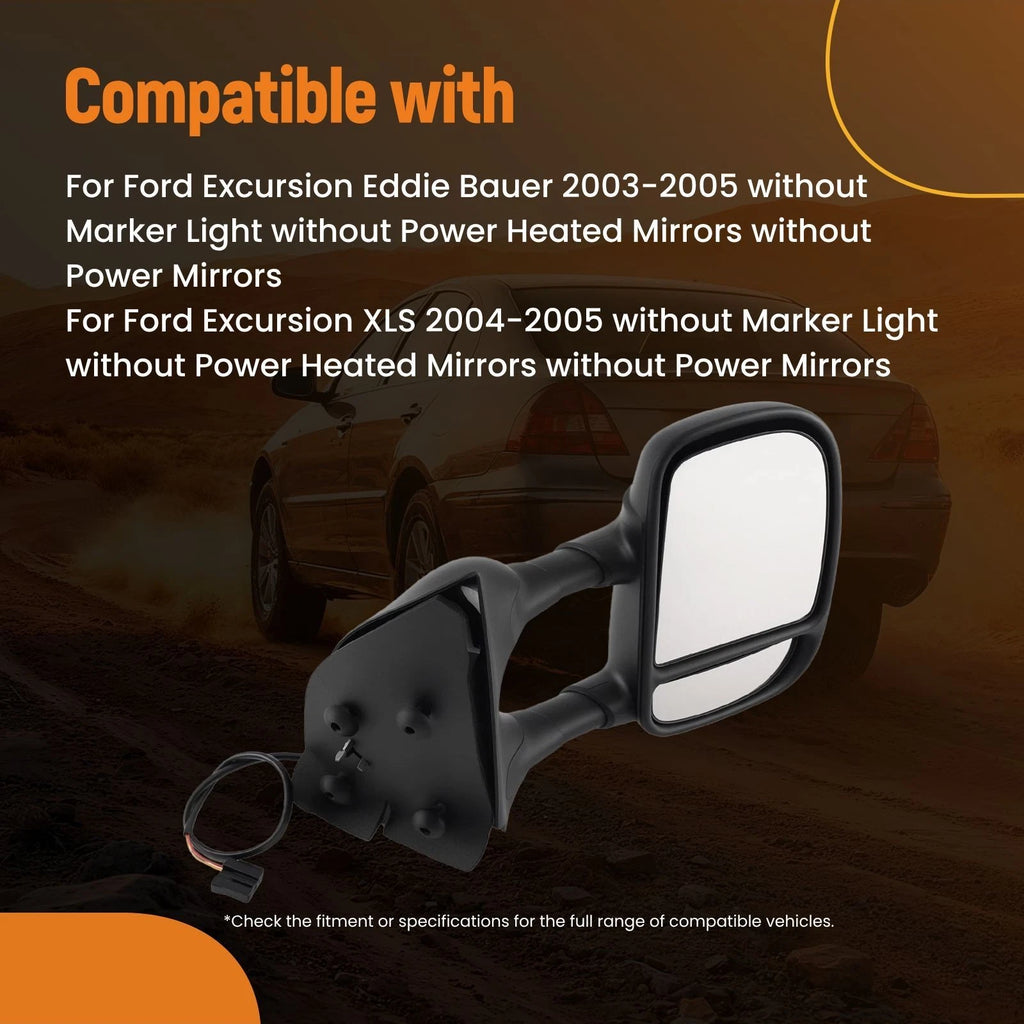 Right Side Mirror for Ford F-550 Super Duty (1999–2007) Textured