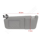 Left Driver Side Sun Visor for Toyota Camry (2007–2011) W/Sunroof Light Gray