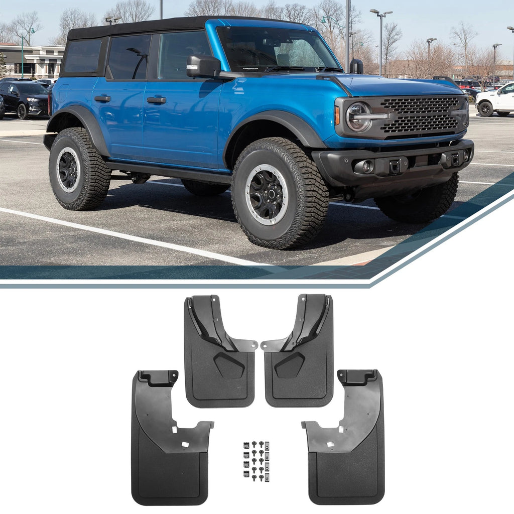 Mud Flap Splash Guard for Ford Bronco (2021–2024)