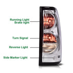 Chrome Tail Lights for Chevy Silverado 1500 2500 3500 (2003–2006)