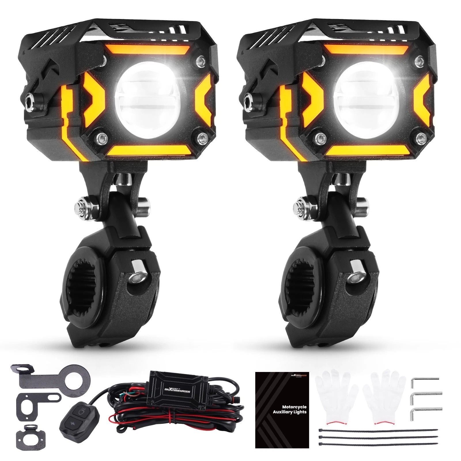12V 80W LED Spotlight for Motorcycle ATV UTV SUV (IP67)