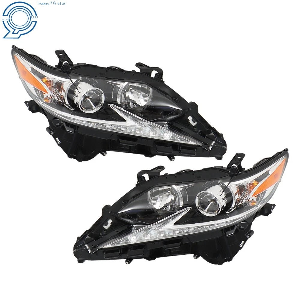 Set of 2 Headlights for Lexus ES350 ES300H (2016–2018) LED DRL Projector