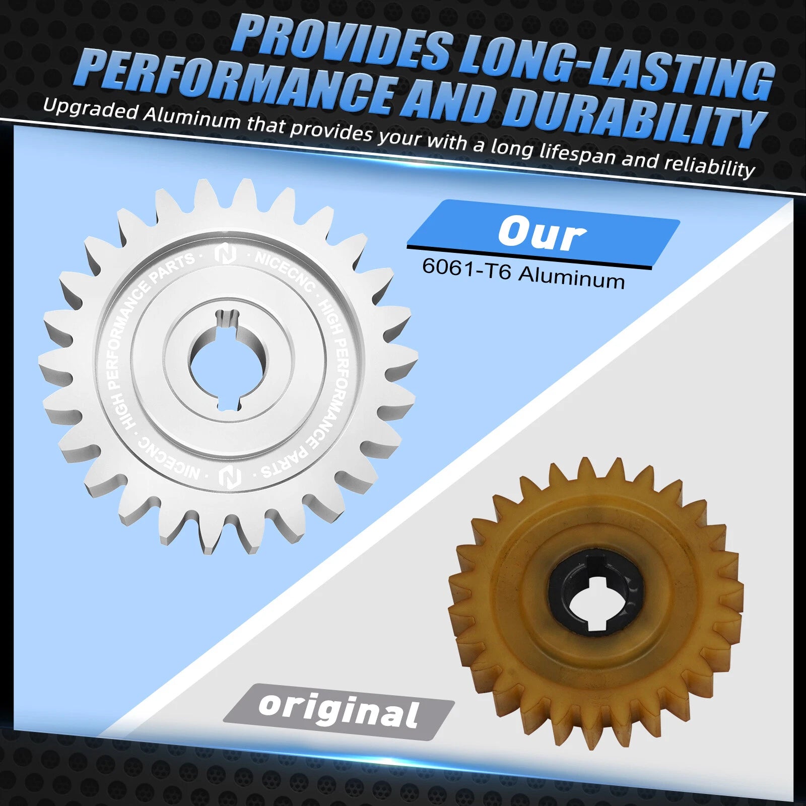 26 Teeth Water Pump Drive Gear for Yamaha Raptor 700 YFM700 R (2006–2026)