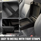 Car Center Console Armrest Cover Trim for Honda Civic (2022-2023) Black