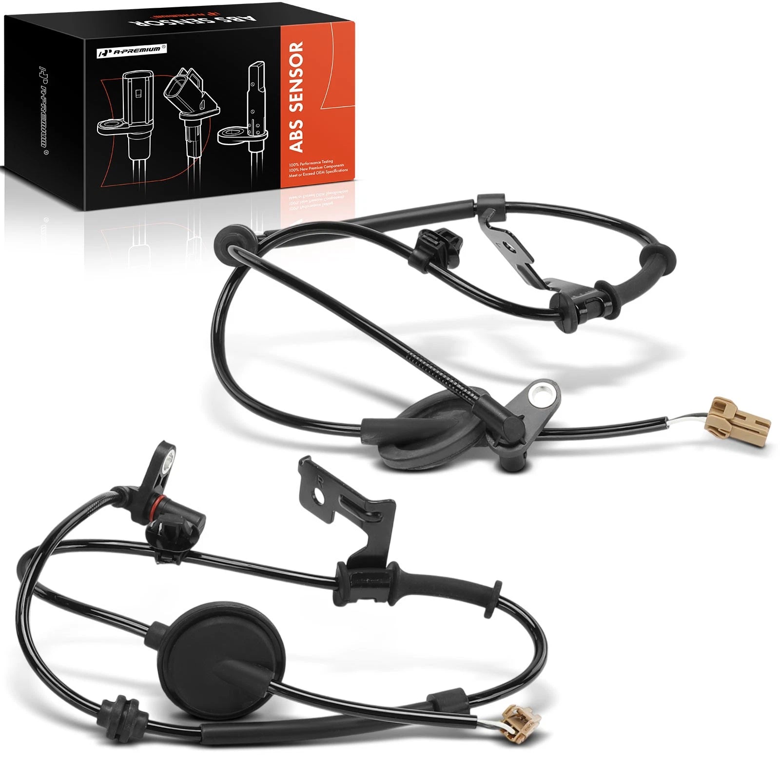 2X Rear ABS Wheel Speed Sensor for Kia Rio (2012–2017) Sedan Hatchback
