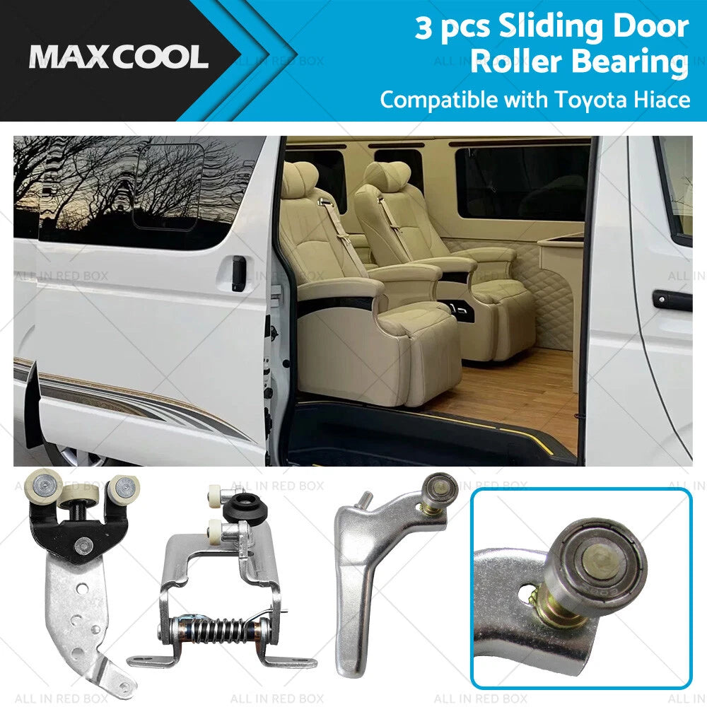 Set of 2 Sliding Door Hinge Roller Bearings for Toyota HiAce (2005–2015)