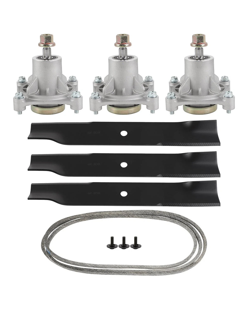 Blade Spindle Belt Kit for Hustler Raptor 52" (604214, 603995, 603988, 791988)