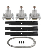 Blade Spindle Belt Kit for Hustler Raptor 52" (604214, 603995, 603988, 791988)