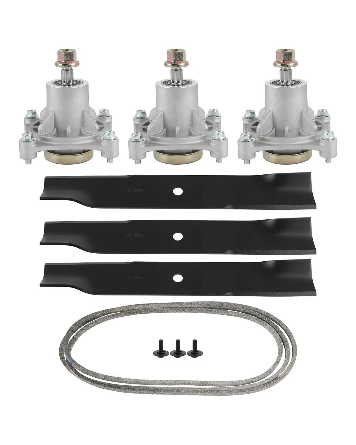 Blade Spindle Belt Kit for Hustler Raptor 52" (604214, 603995, 603988, 791988)