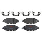 Set of 4 Disc Brake Pads for Nissan Pathfinder (2013–2020)