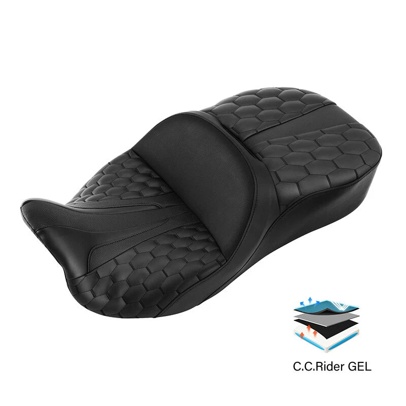 Gel Seat for Harley Touring Street Tri Glide (2009–2023)