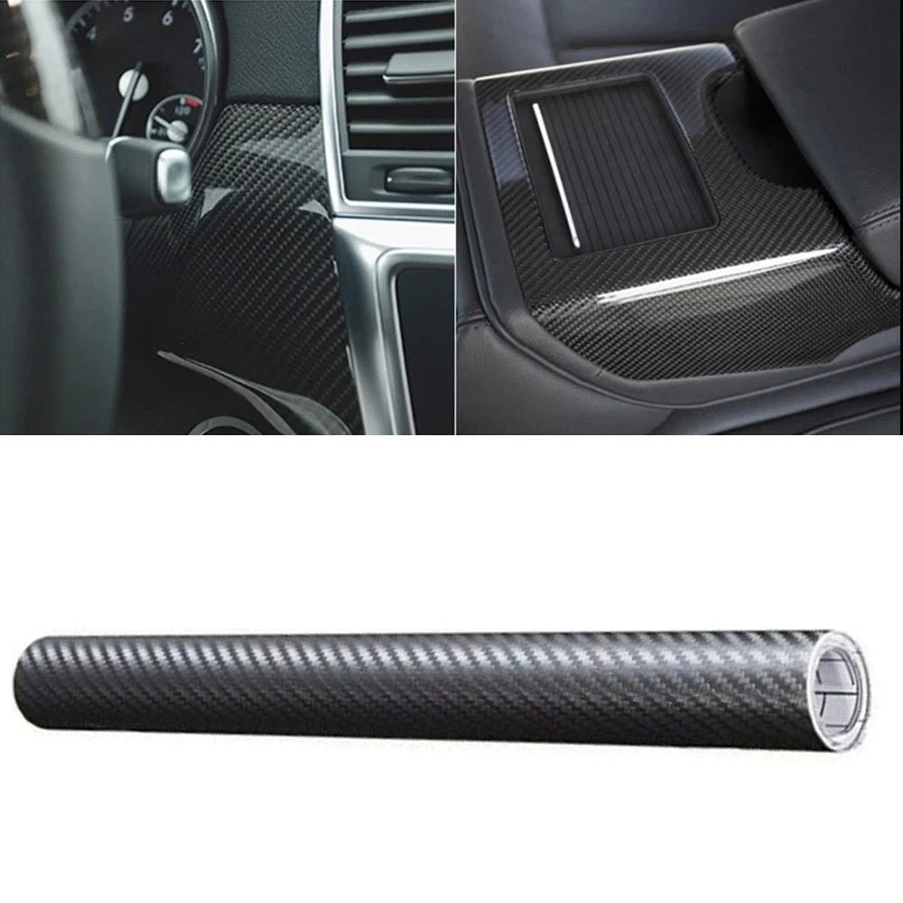 5D Gloss Carbon Fiber Vinyl Film Wrap for Automotive (Bubble Free)