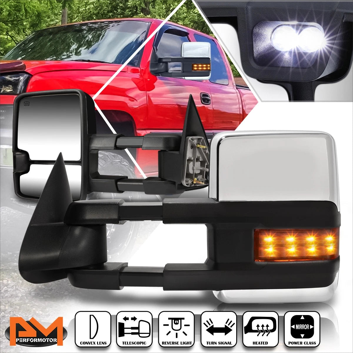 Sequential LED DRL Projector Headlight for Ford F250-F450 Super Duty (2017–2019)